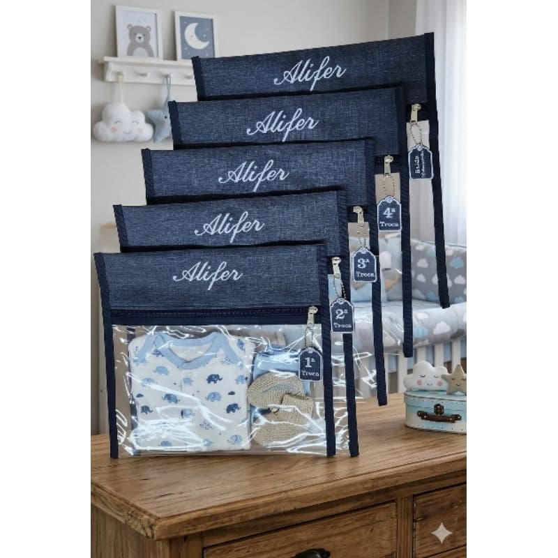 Saquinho para roupa Suja ou limpa ou maternidade personalizado com nome