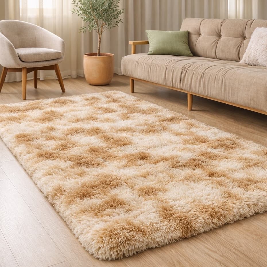 Tapete Sala 2,00x1,50Mts Quarto Peludo Felpudo Cores Moderno Antiderrapante