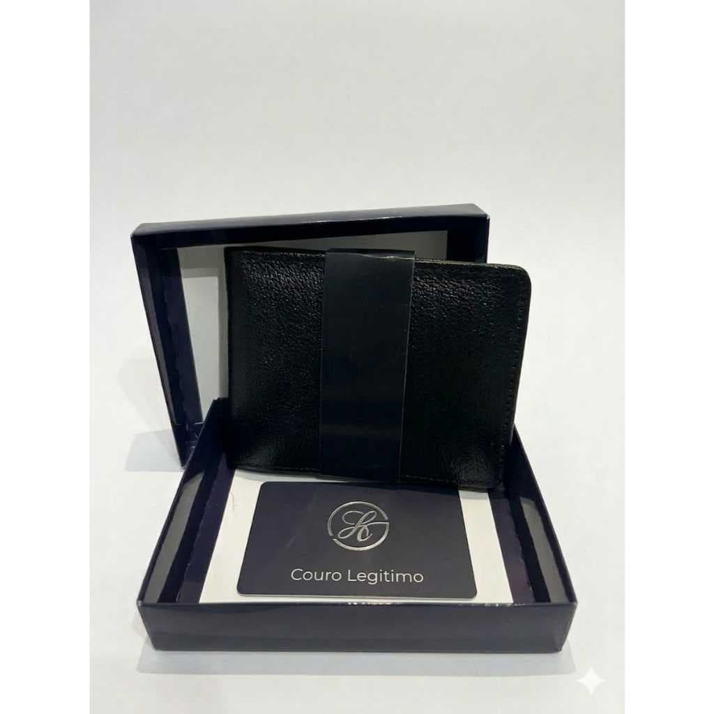 🖤 Carteira Masculina em Couro Legítimo – Elegância e Durabilidade