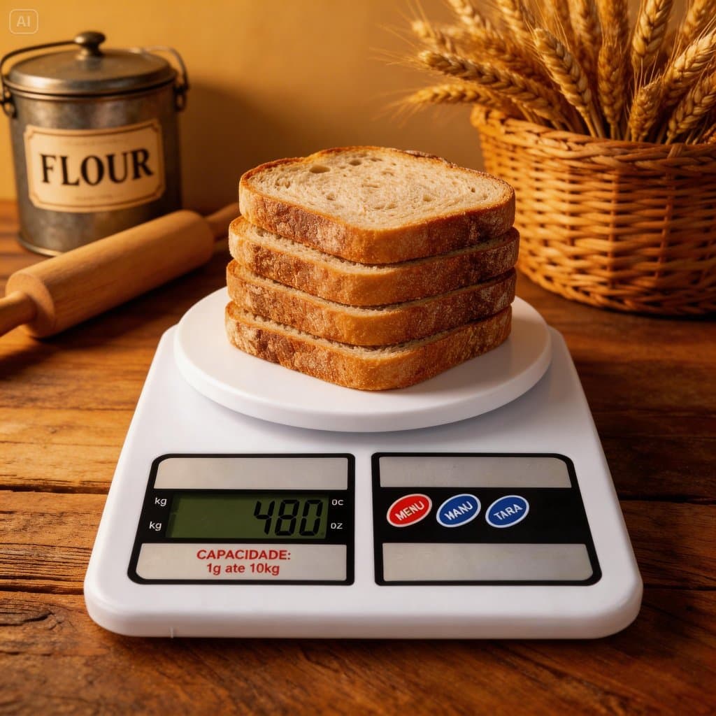 Balança Digital De Cozinha Precisão 1g A 10kg Dieta Academia Nutrição Receitas Branca LCD SF-400