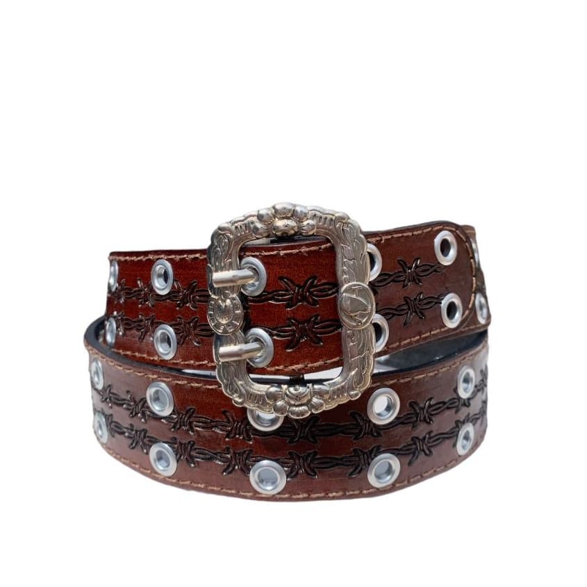 Muladeiro Infantil De Couro Legítimo Com Fivela Removível