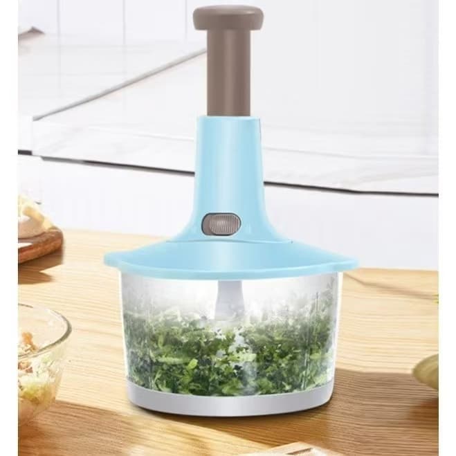 Processador de Alimentos 2L com 3 Lâminas em Aço Inoxidável e Sistema de Segurança com Trava