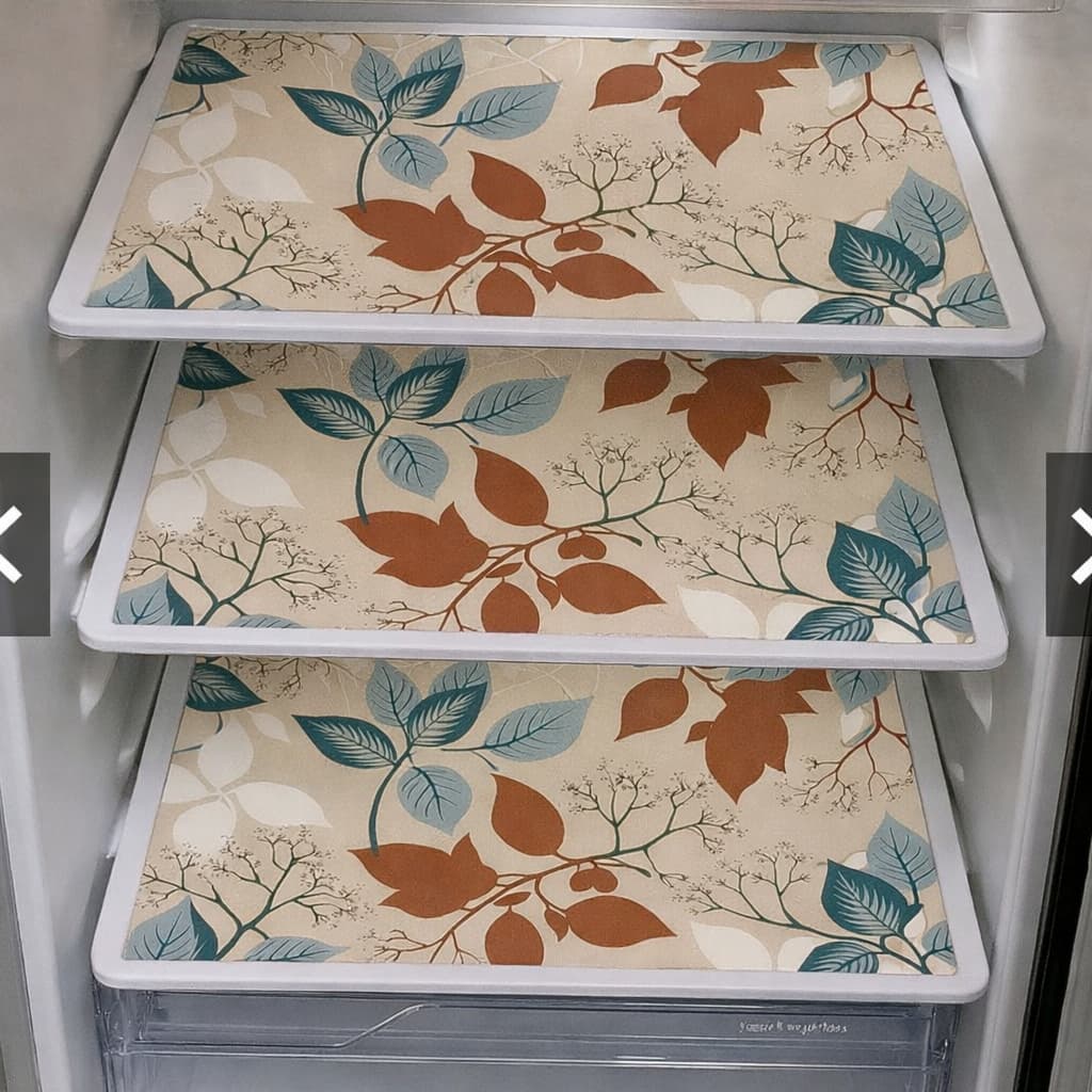 Kit Toalha de Geladeira com 3 PVC Lavável - 46x32cm