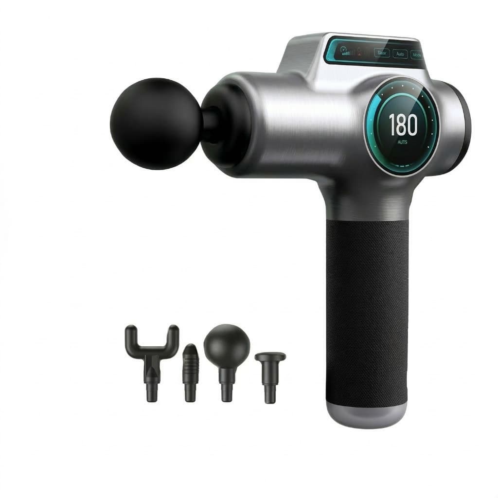 Massageador Portátil alta frequência profissional prata FASCIA