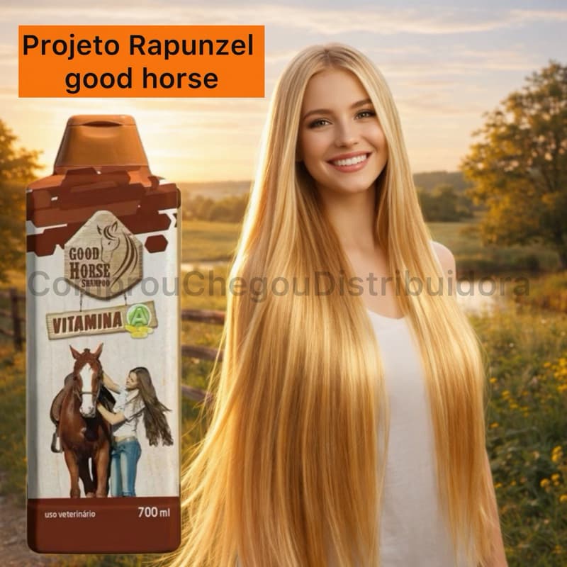 Shampoo Good Horse Crescimento E Fortalecimento - Crescimento  acelerado  e  saudável dos fios