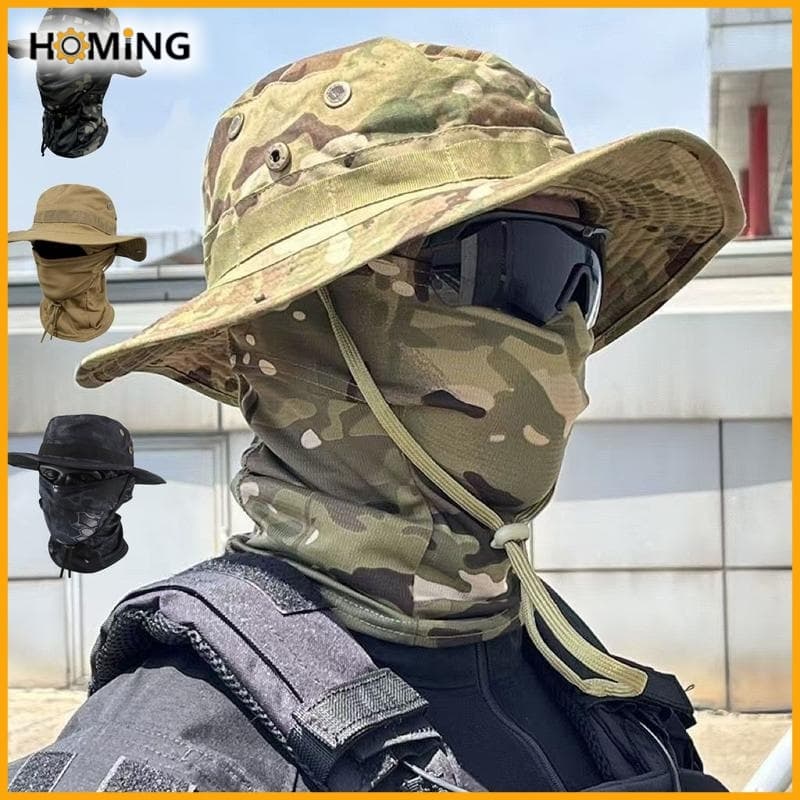 Chapéu Balaclava Terno Dobrável Macio Proteção Solar Boné De Pesca Respirável Pescadoria Ao Ar Livre