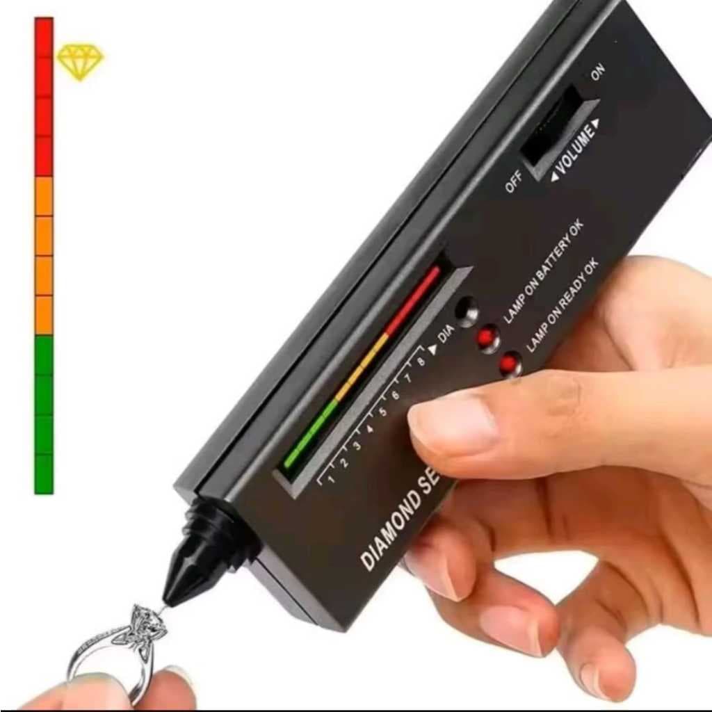 Testador de Diamantes de alta precisão detector de diamantes ferramenta de teste de joias