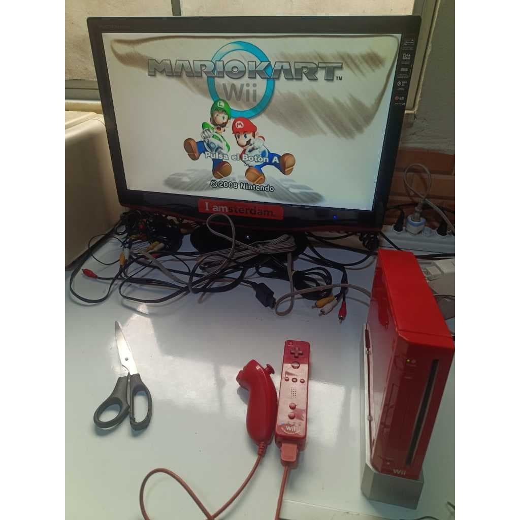 Nintendo Wii Vermelho Leia o Anuncio