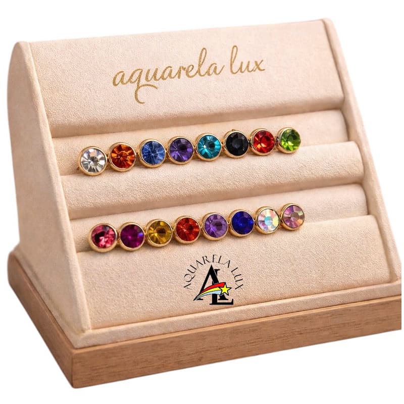 Atacado Kit 10 Pingentes Ponto de Luz Dourado para Chinelo– Enfeite Luxo