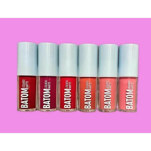 BATOM LIQUIDO MATTE HUDAMOJI - INSPIRAÇAO " BOCA ROSA "