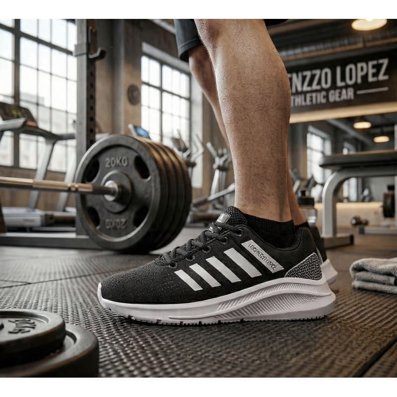 Tênis Esportivo Masculino Leve Confortável Respirável para Academia Corrida Caminhada