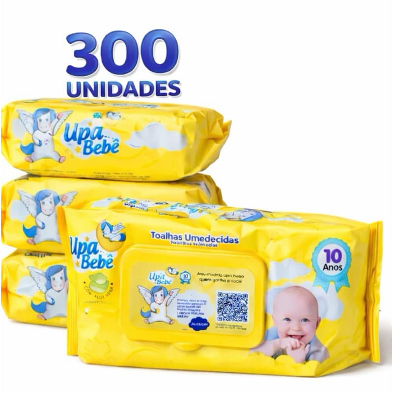 Toalha Umedecida Upa Bebê (100un cada pacote)