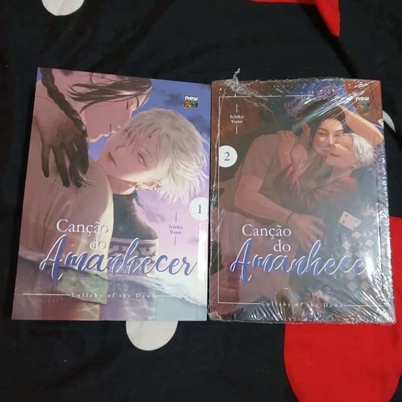 (usado) mangá canção do amanhecer vol. 1 e vol. 2 boys love bl