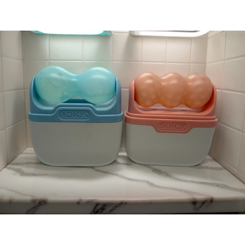 Rolo Facial Gelado Duplo | Massagem, Alívio da Dor e Queimadura Solar, Cuidados com a Pele