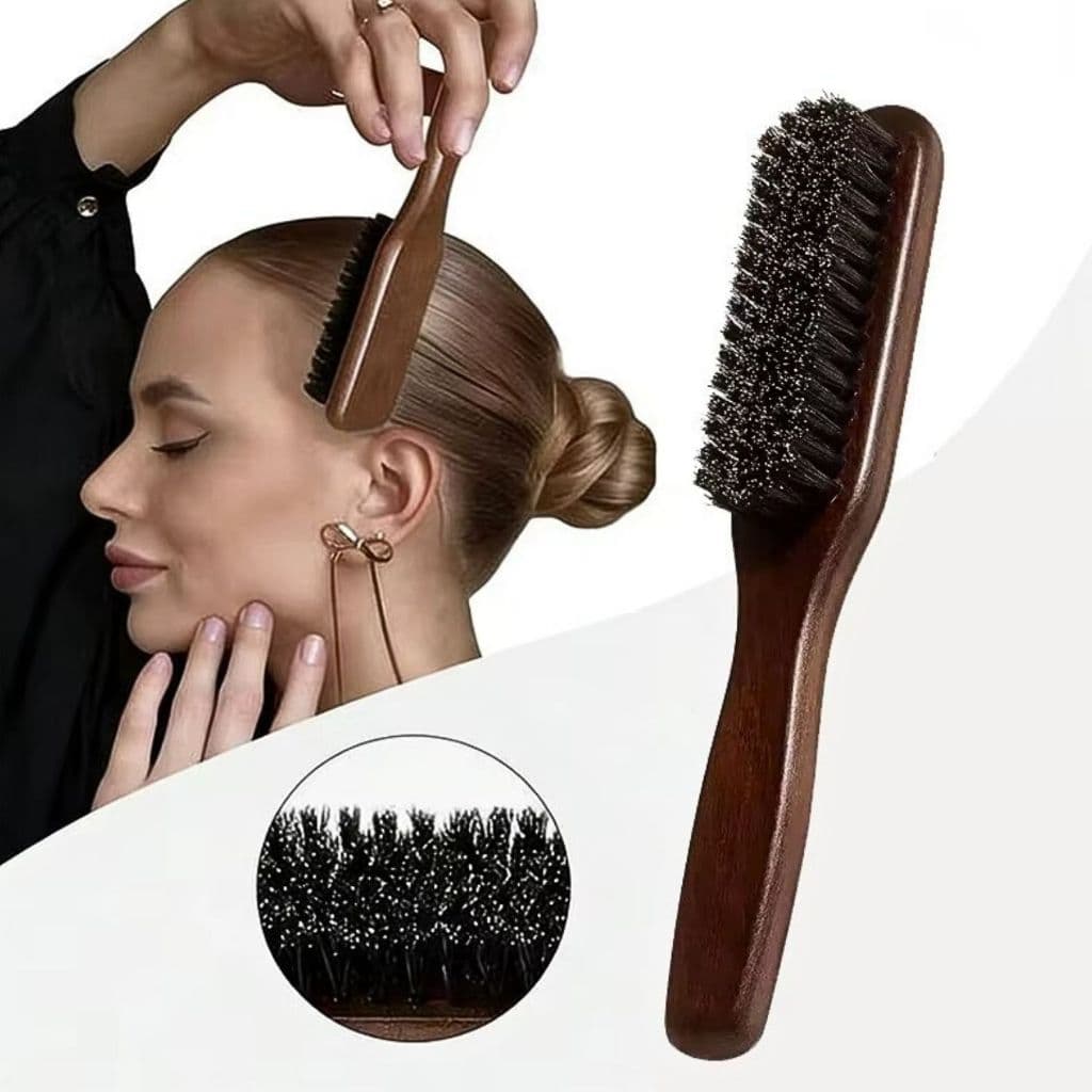 Escova Escovinha Pente Madeira Barba Cabelo Bigode Disfarce