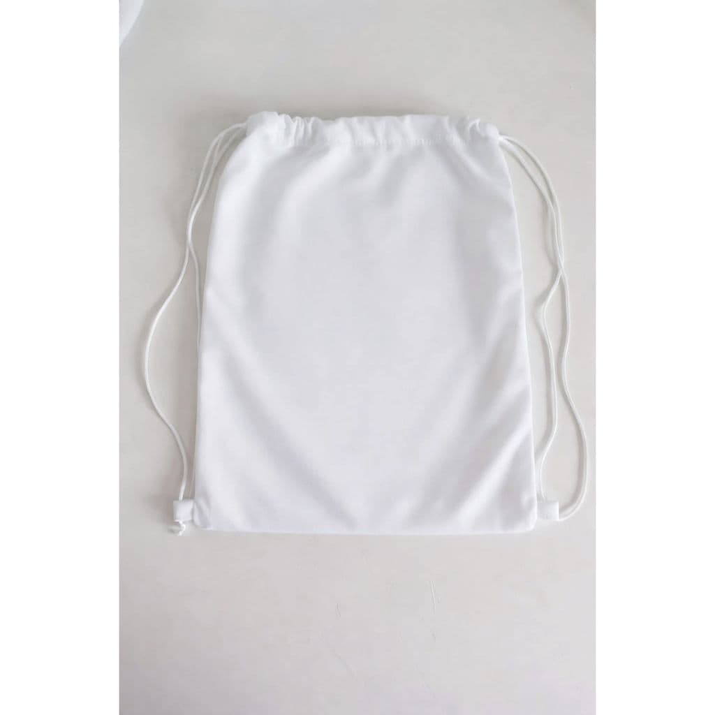 10 SACOCHILA MOCHILA SACO BRANCA PARA SUBLIMAÇÃO - 19X29