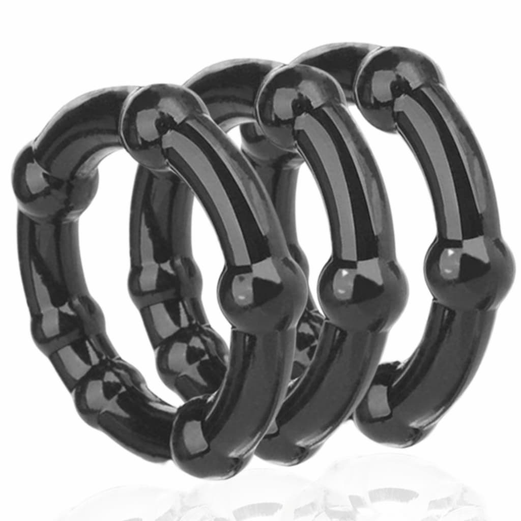 Kit 3 Anéis Peniano Masculino Macio Excita Retarda Prolonga Ereção Ejaculação Anel Pênis Sex Shop