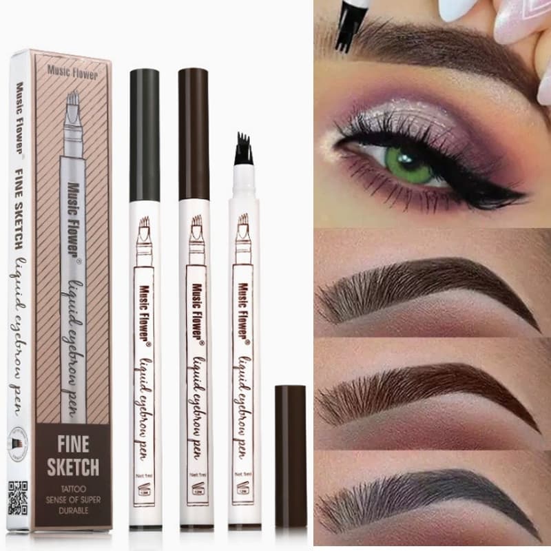 Caneta Lapis Henna Efeito Microblading Sobrancelhas