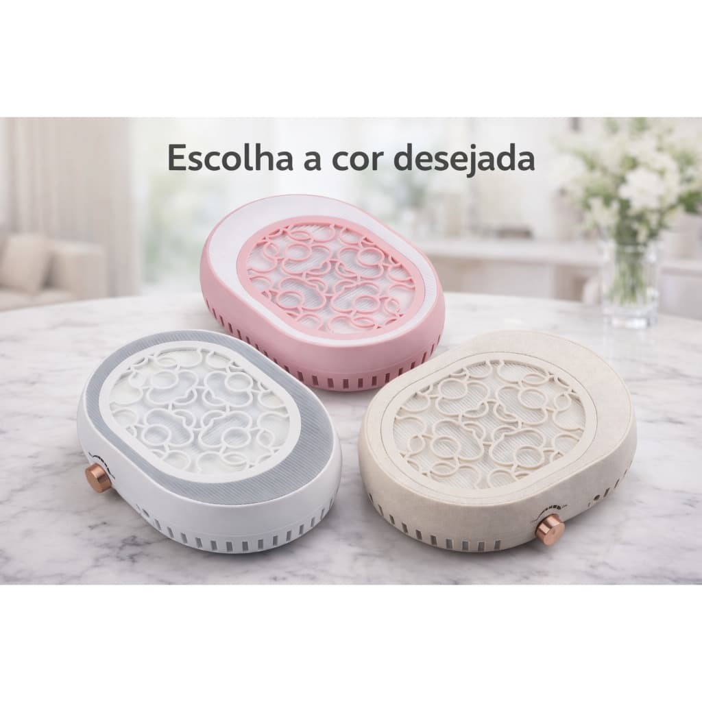 Coletor de Pó de Unhas Com Regulagem 100w 4,500 RPM CORES BRANCO, ROSA E BEGE