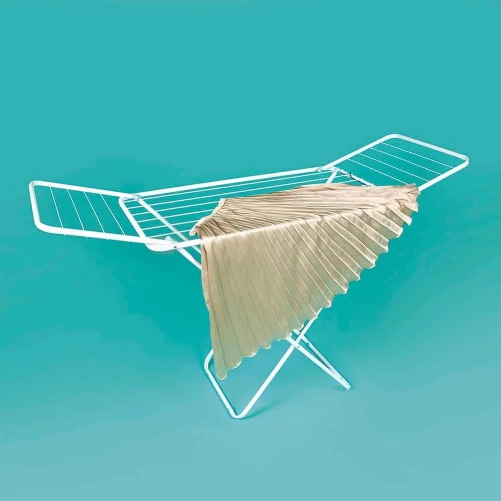 Varal de Chão Original Slim Portátil com Abas Laterais Original Oferta - Compacto, Leve e Resistente