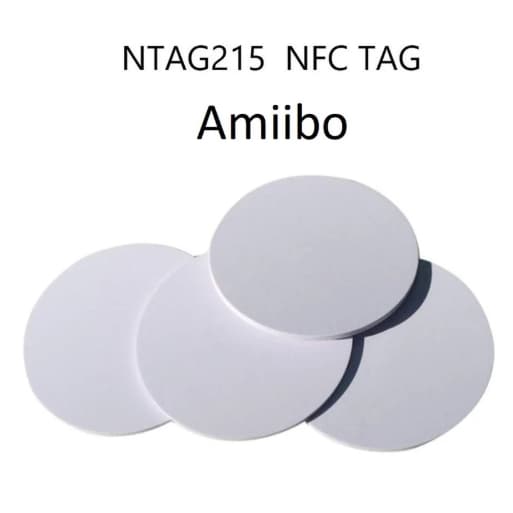 Etiqueta TAG NFC NTAG215 – Compatível com Amiboo e Dispositivos NFC
