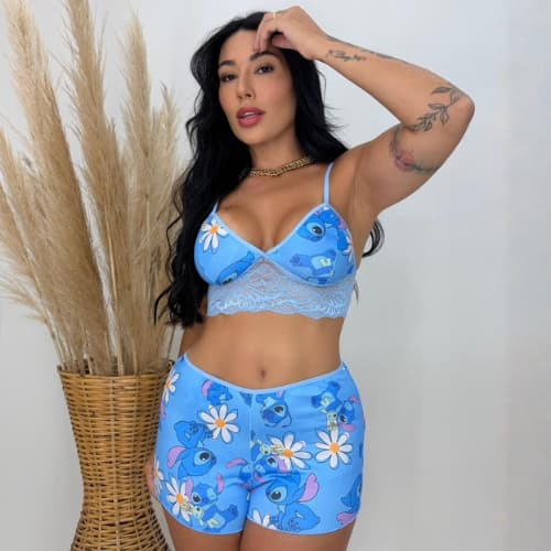 Top Doll Estampado Suede Baby Doll Verão Escolha Estampa