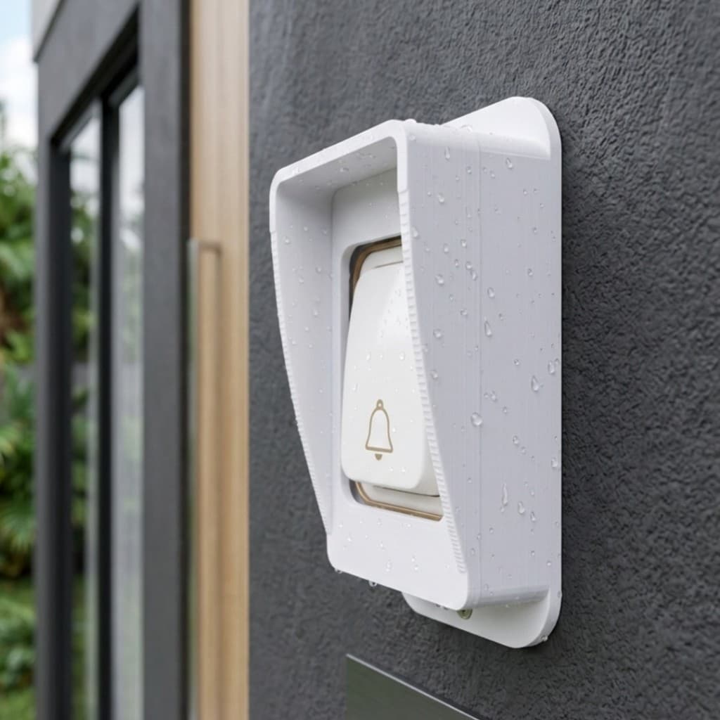 Protetor Campainha Chuva Anti Furto compativel com Knup KP-CA329 B-Max BM-603 Obee JK02-AC