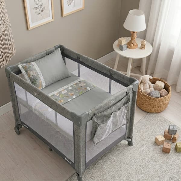 Jogo Lençol 3 peças Cercado de Bebê Chiqueirinho Percal 400 fios Super Macio