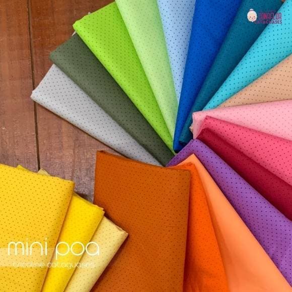 Tricoline Mini Póa 50cmX1,40cm largura Tecido 100% Algodão Coleção Cataguases