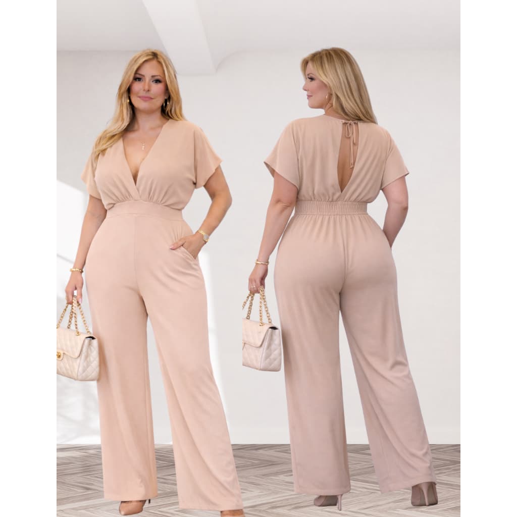 Macacão  Pantalona Feminino  Longo  Social Alfaiataria Premium