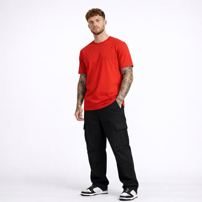 Calça Cargo Masculina Skatista Streetwear Larga 5 Bolsos - ENVIO RÁPIDO