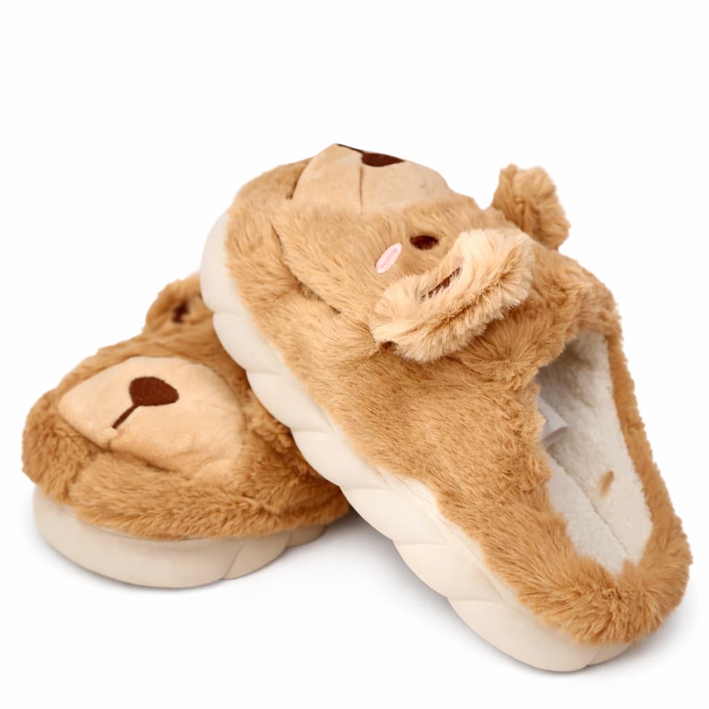Pantufa Urso Com Solado Anti-Derrapante Emborrachado CV-219
