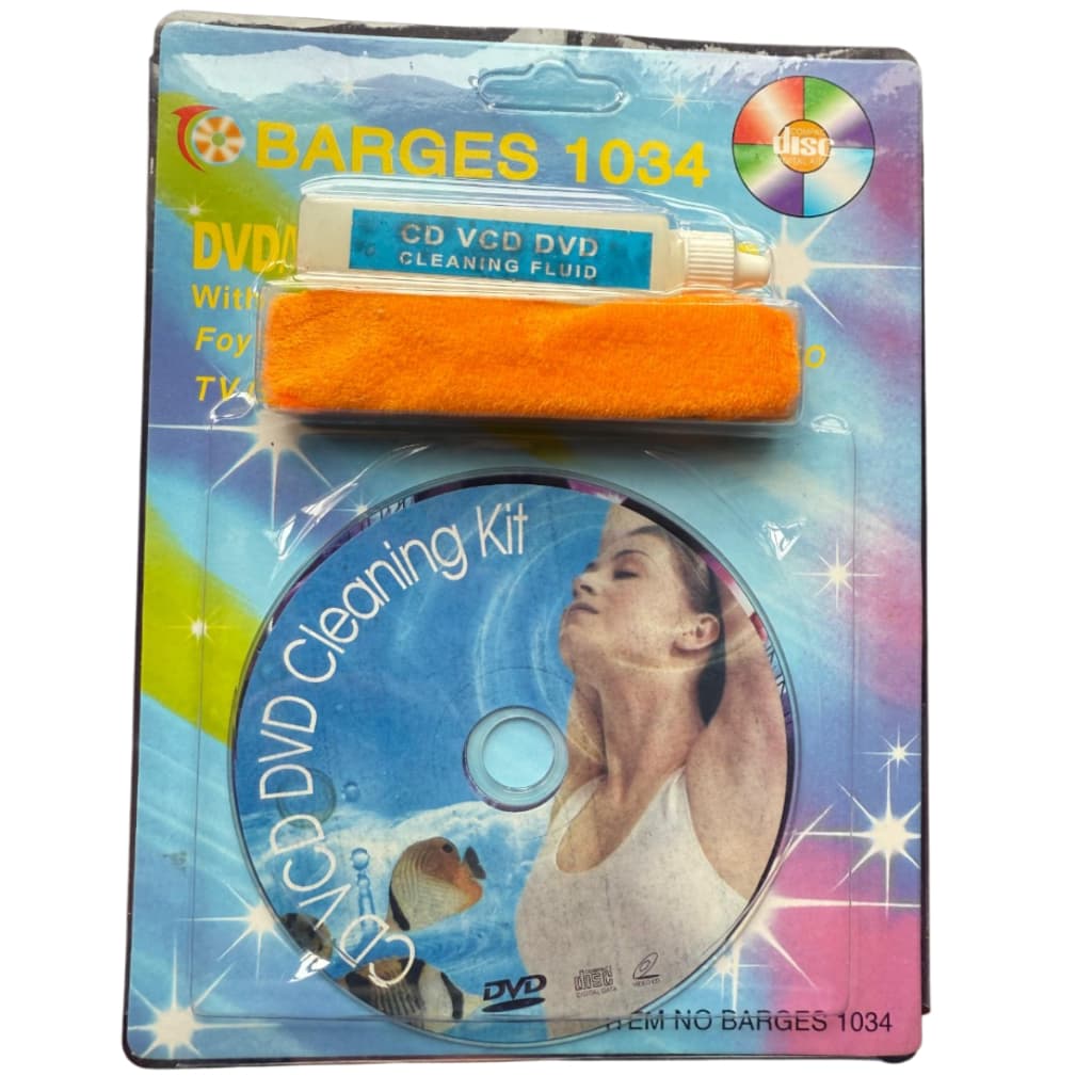 Kit Limpa Lente Cleaner Limpeza Dvd/cd/blu-ray/game