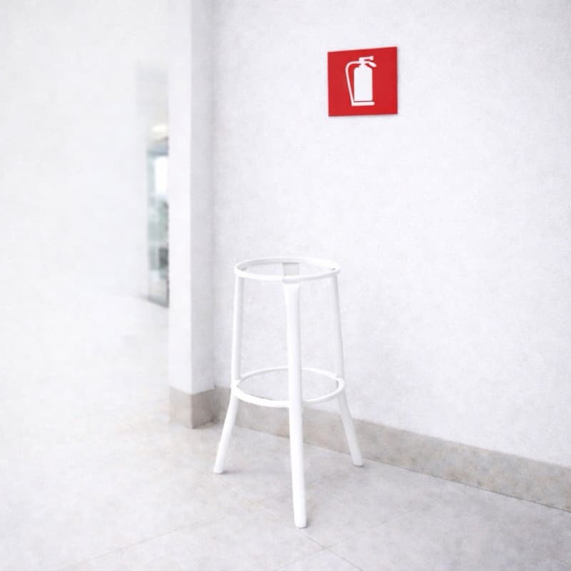 Suporte para Extintor 8 a 12kg Parede Aço Reforçado Universal  Segurança Comercial Industrial