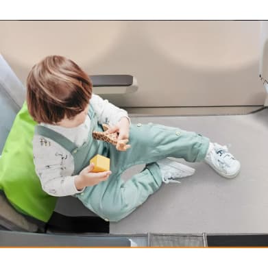 Extensor De Assento De Avião Portátil Rede De Pés Para Crianças Apoio Bebês