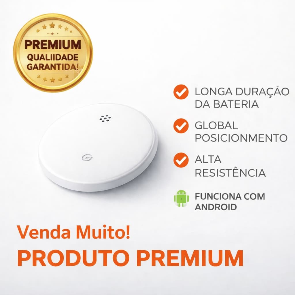 Smart Tag Localizador Bluetooth Rastreador de Chaves Mochila Carteira Localização pelo Celular Funciona Android