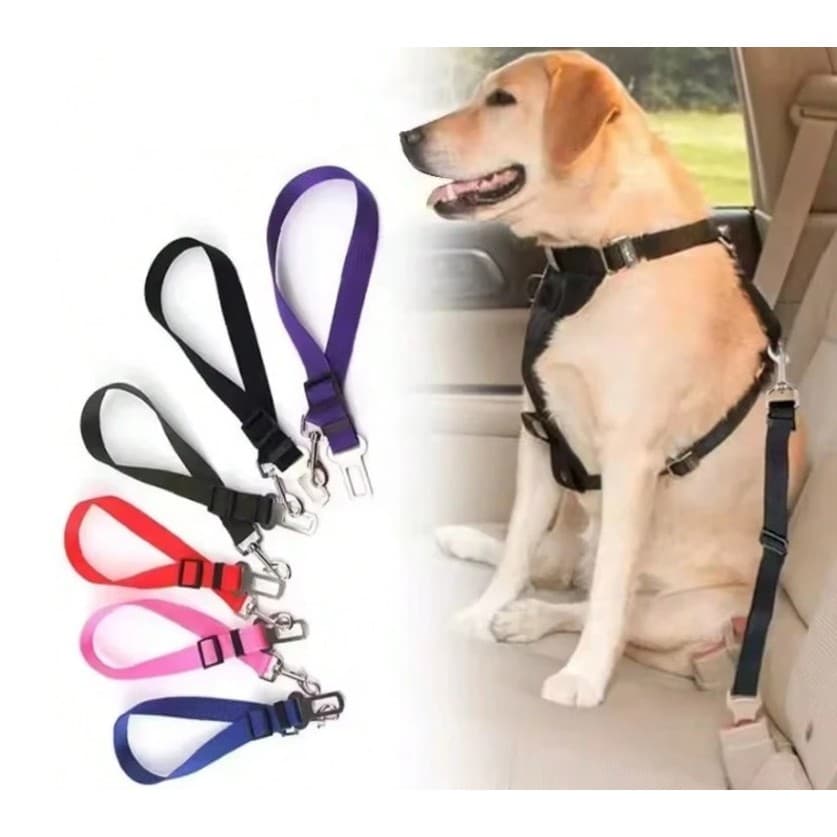 Cinto de Carro para Pet Cinto De Segurança Universal Ajustável Cachorro E Gato