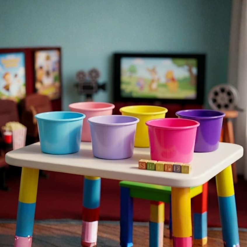 KIT 10 BALDES DE PIPOCA 1,5L PP PARA PERSONALIZAR ADESIVAR FESTA