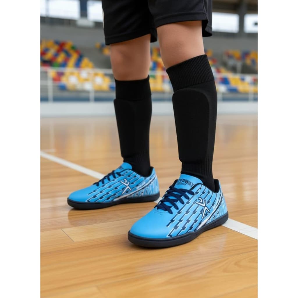 Chuteira Futsal Masculina Infantil Keepway Para Quadra e Salão