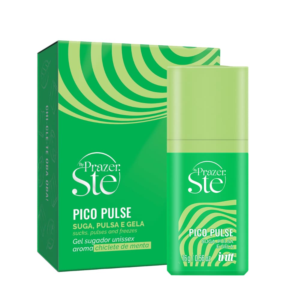 Pico Pulse Menta o gel que suga, vibra, pulsa 16g Intt