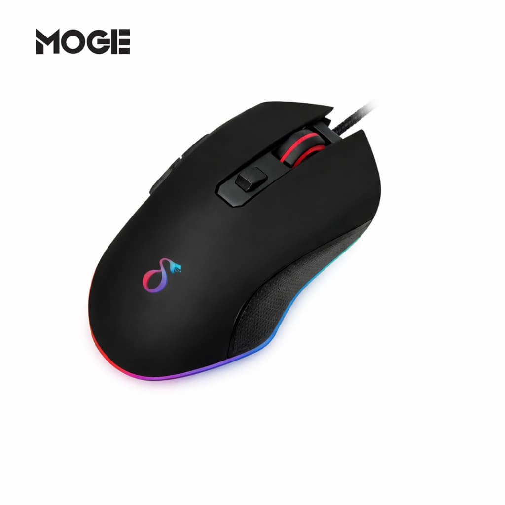 Mouse Gamer RGB 7200 DPI Com Fio Iluminação Personalizável | Delta M5072