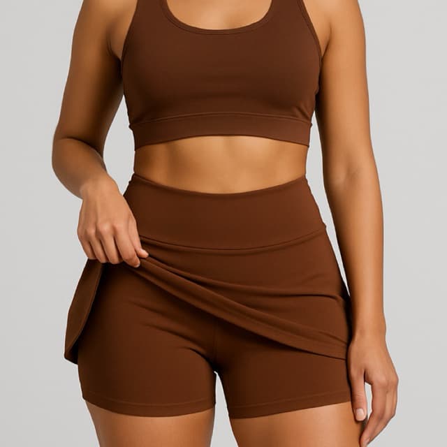 Short Saia De Academia Fitness Treino Suplex