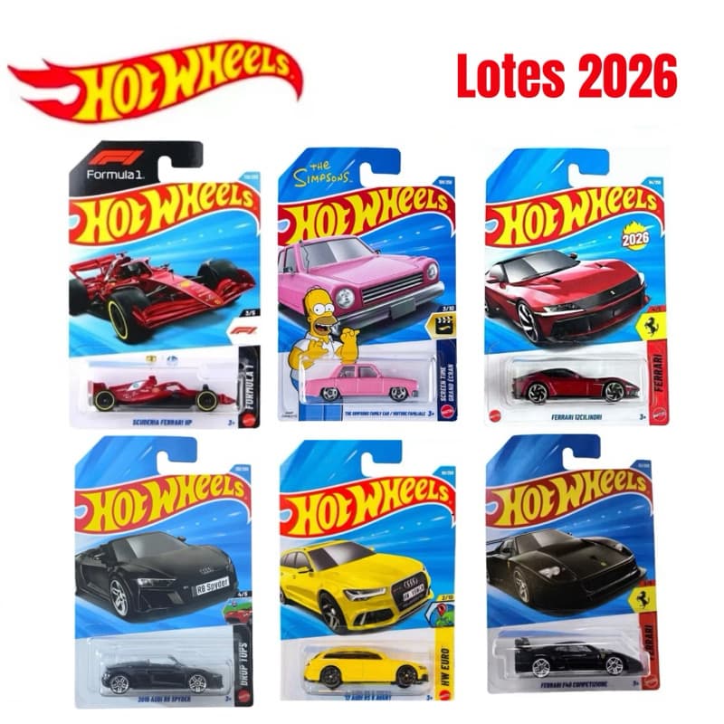 🔥 Hot Wheels 2026 | Lote F E D C B e A | Lançamentos Mais Aguardados | Originais Mattel