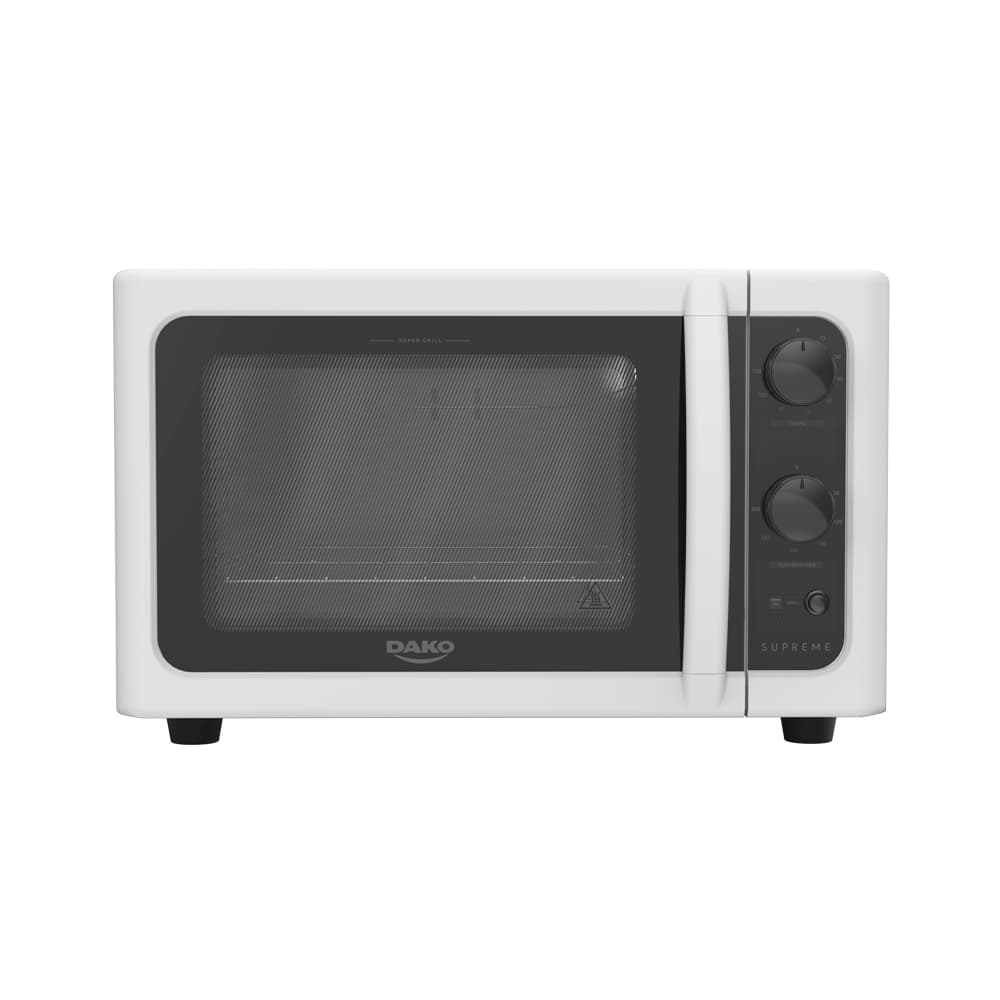 Forno de bancada elétrico Dako Supreme Branco 44 litros com grill dourador - 220v