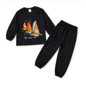 Conjunto Blusa Com Calça Menina/ Menino 100% Algodão Tam 1 ano ao 3anos 2007