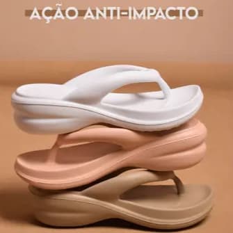 Chinelo Feminino Tamanco Idoso Ortopédico Macio Esporão Massageador Leve e Confotável