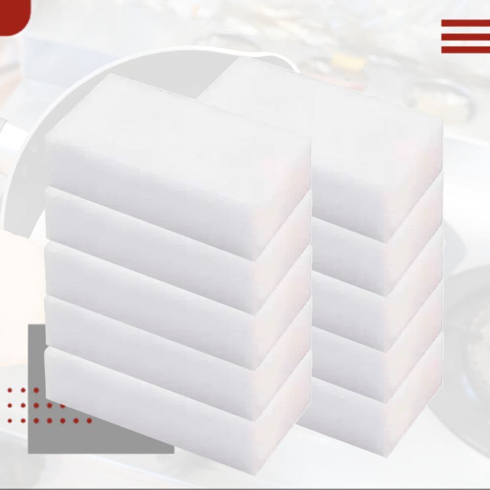 Kit 10/20 Esponjas Mágica Branca Tira Manchas Riscos Mutliuso