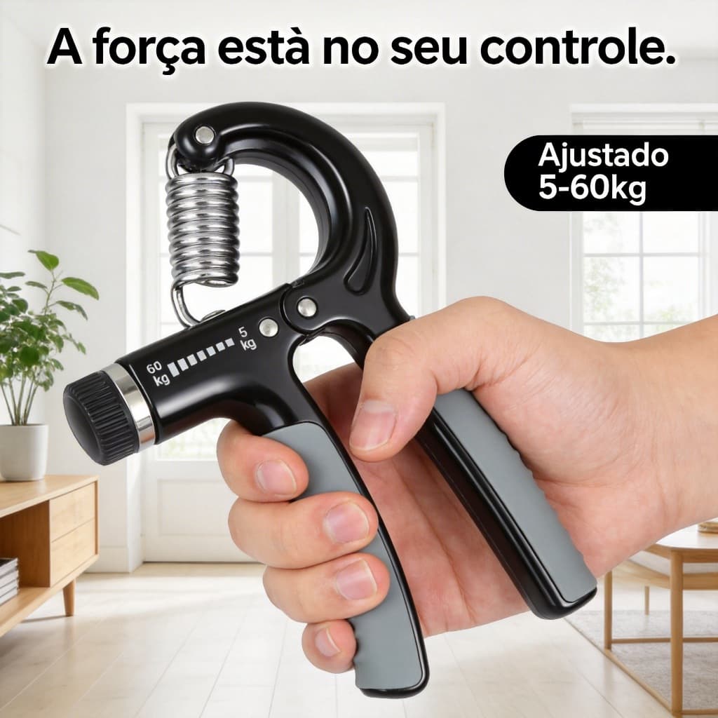 Hand Grip Fitness com Resistência Ajustável de 5-60kg para Mãos