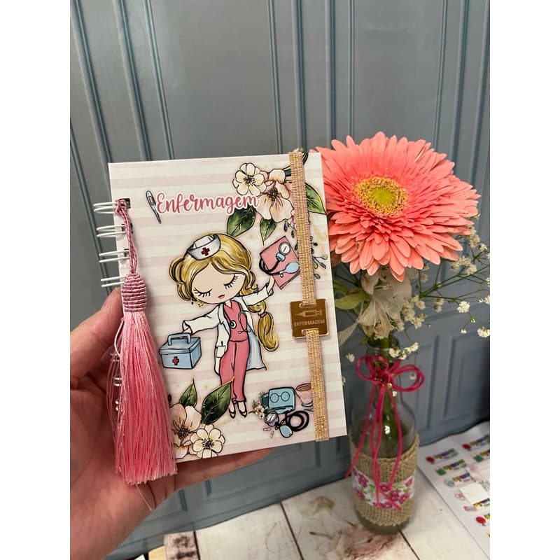 IMEDIATO Manual de Bolso Estagio Enfermagem, dois em um ,Caderneta + Caderno para anotaçõe Saudes.