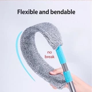 PRONTO ENTREGA!!!! Espanador de Pó Mop Limpa Poeira Flexível Retrátil Limpador Lugar Estreito de Aço Plástico e Poliéste